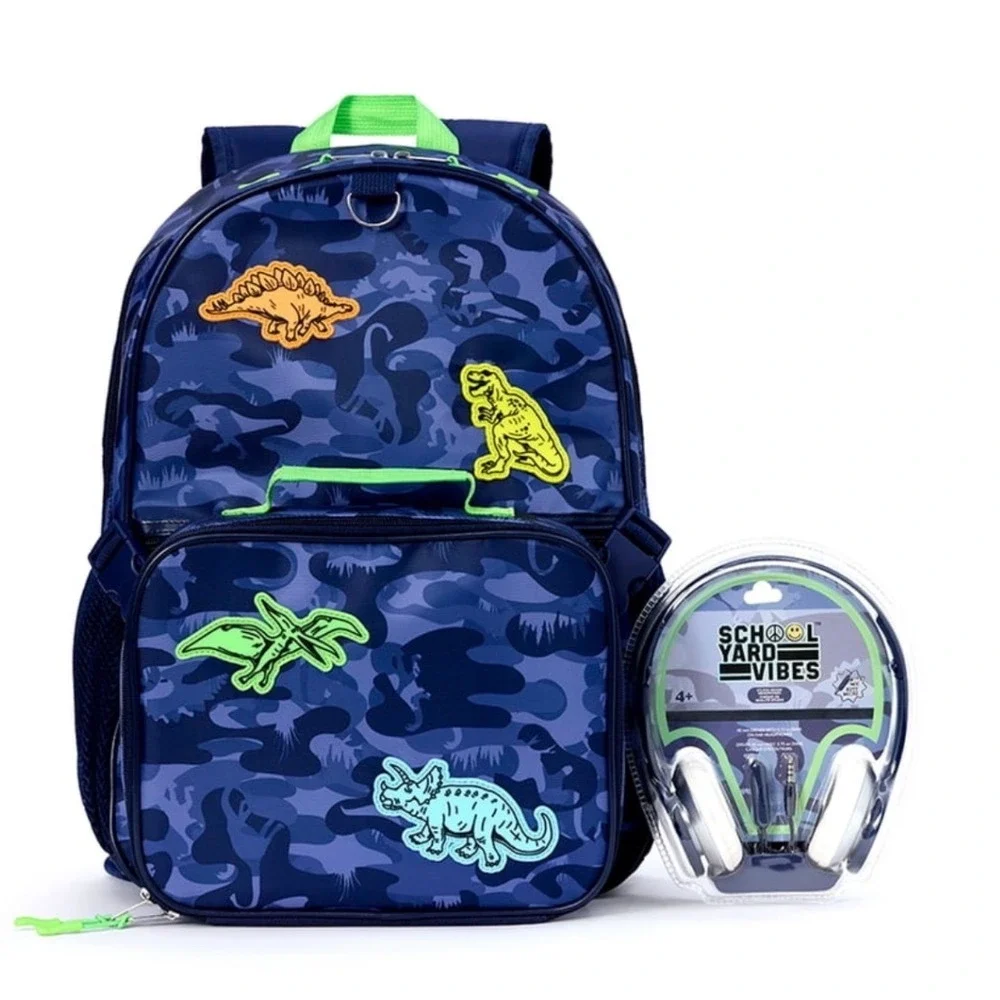 School Yard Vibes Kids Dinosaur Camo 17